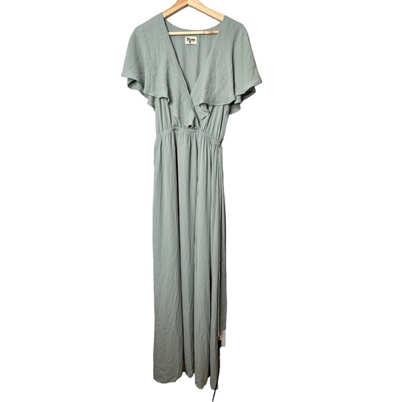 Show Me Your Mumu Audrey Bridesmaid Prom Dress Green Bouquet NEW - Picture 2 of 7